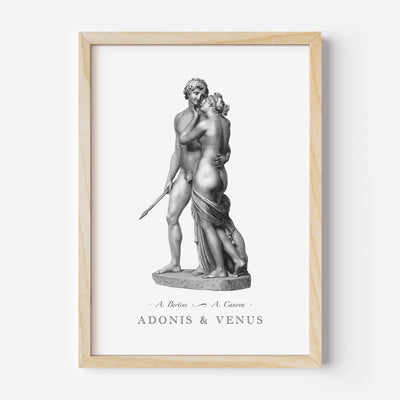 Adonis and Venus engraving