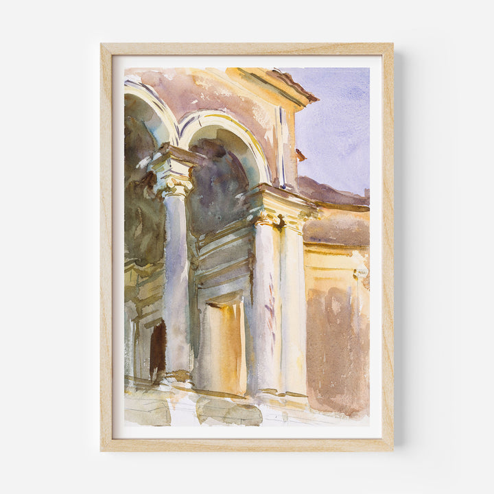 Villa Giulia watercolour - JS Sargent