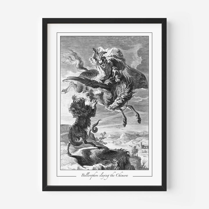 Bellerophon fighting the Chimera