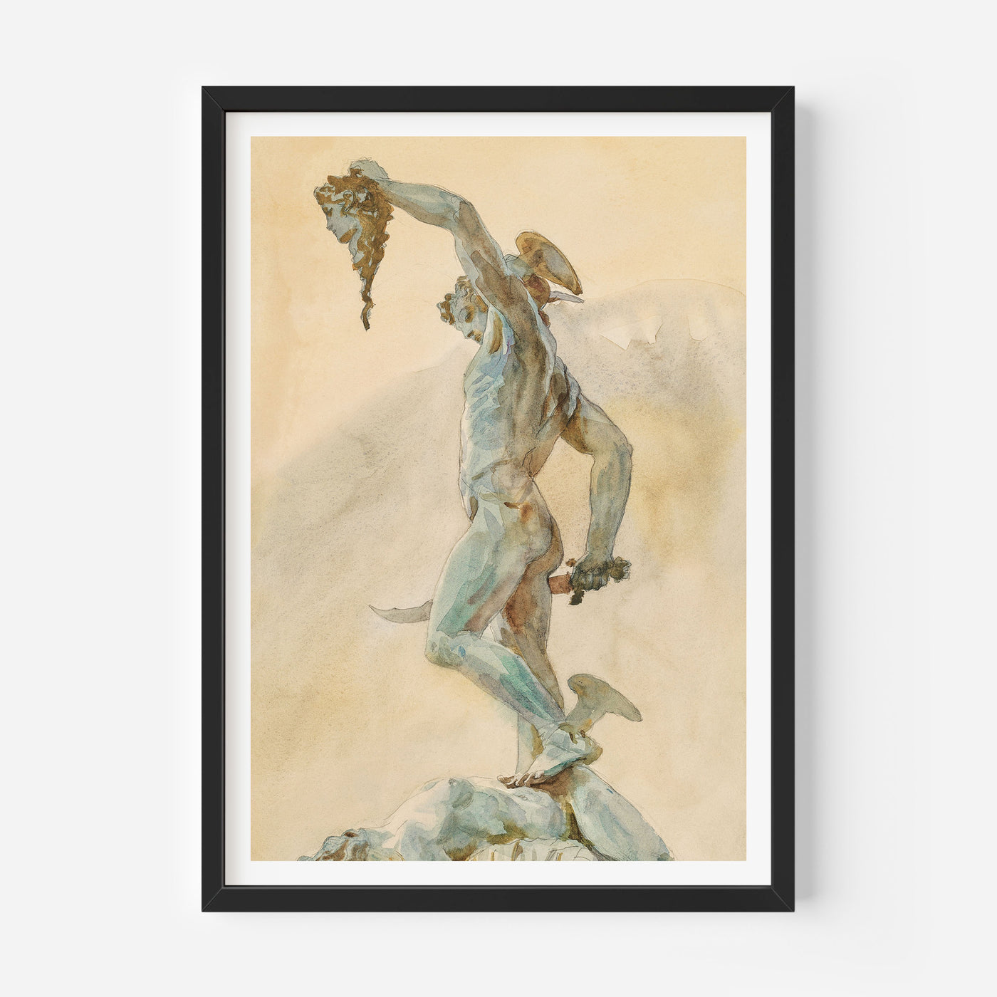 Perseus watercolour - JS Sargent