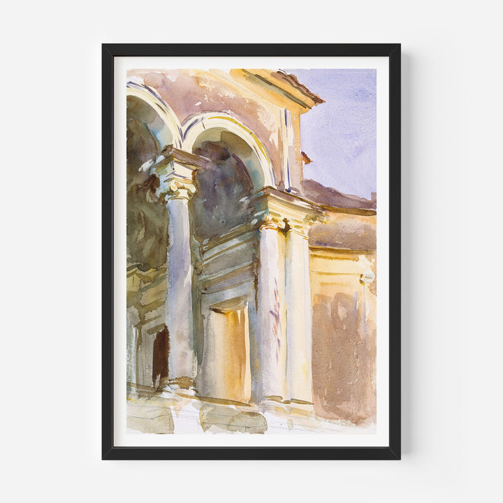 Villa Giulia watercolour - JS Sargent