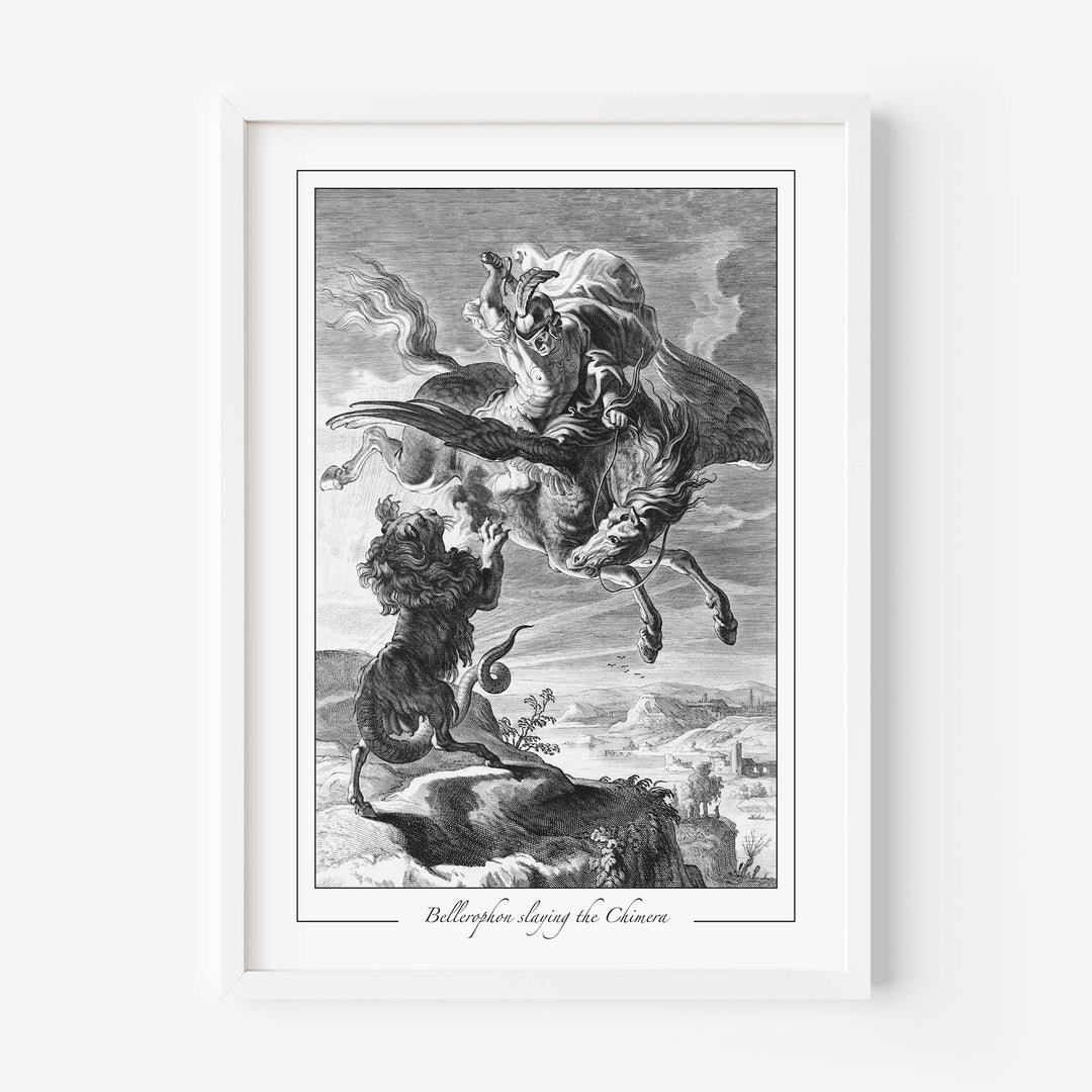 Bellerophon fighting the Chimera