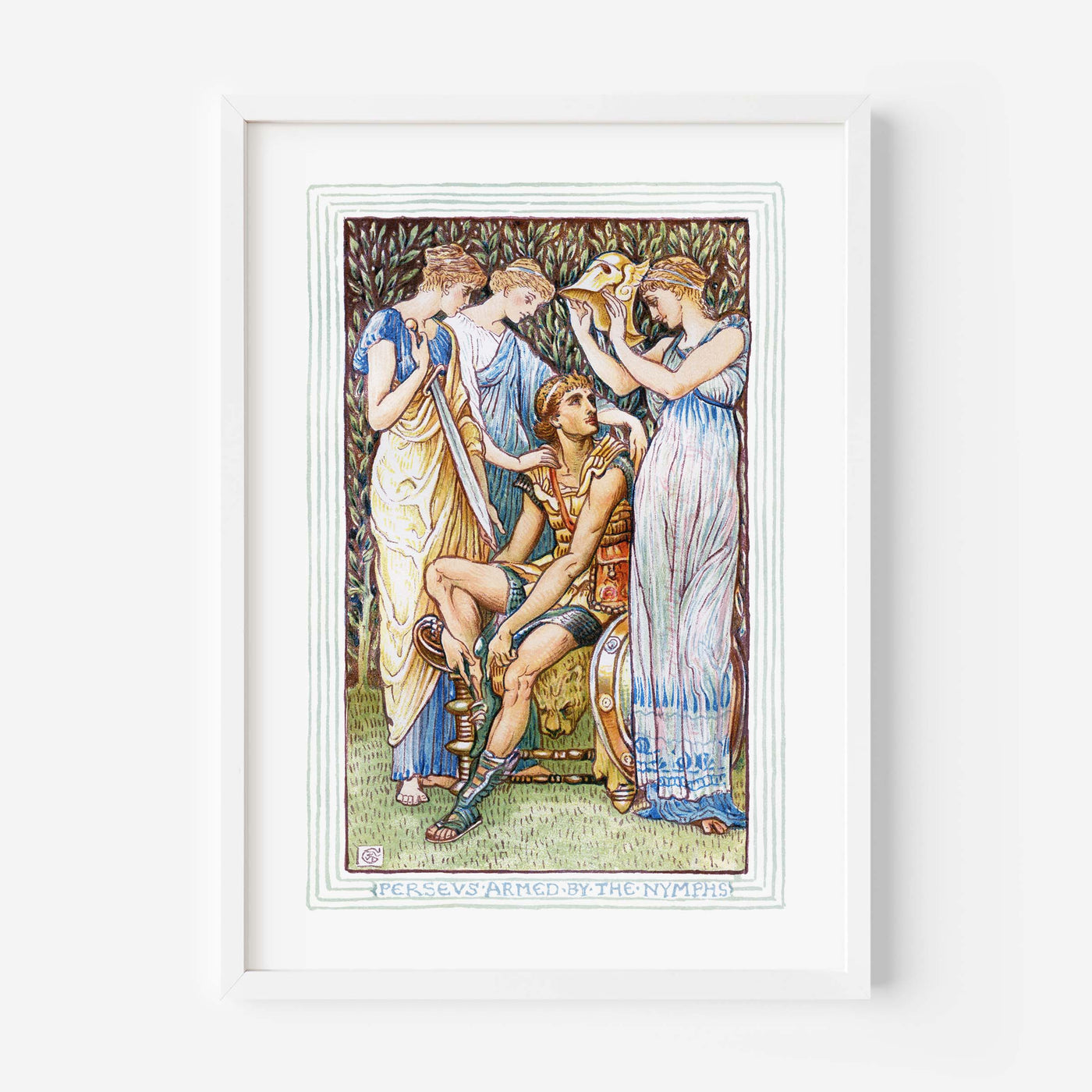 Perseus: Armed by Nymphs - Walter Crane