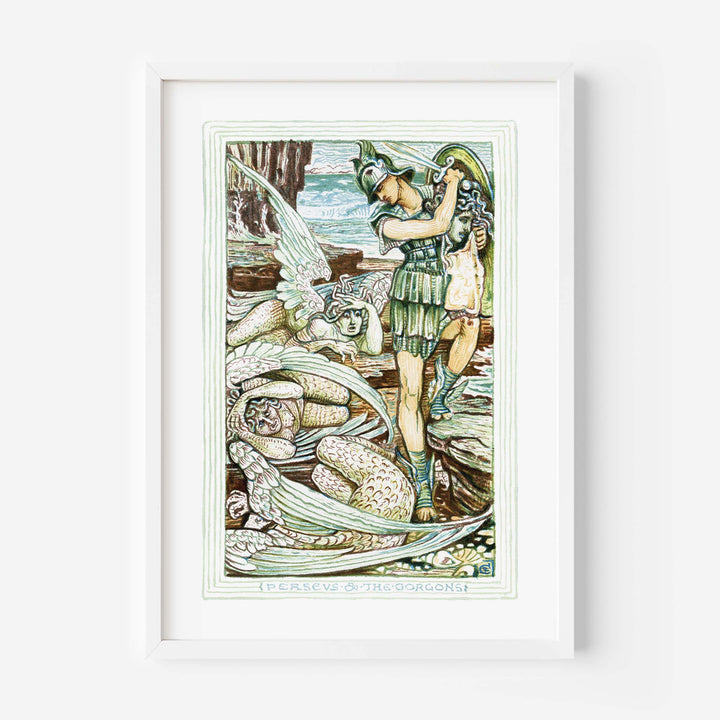 Perseus: Gorgons Lair - Walter Crane