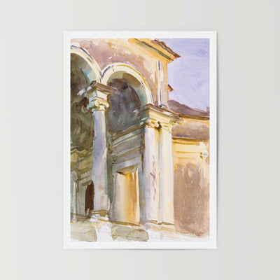 Villa Giulia watercolour - JS Sargent