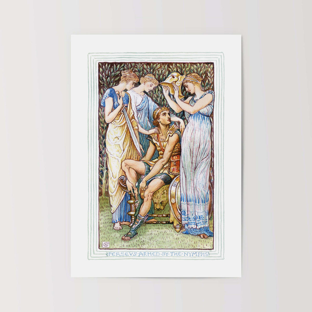 Perseus: Armed by Nymphs - Walter Crane