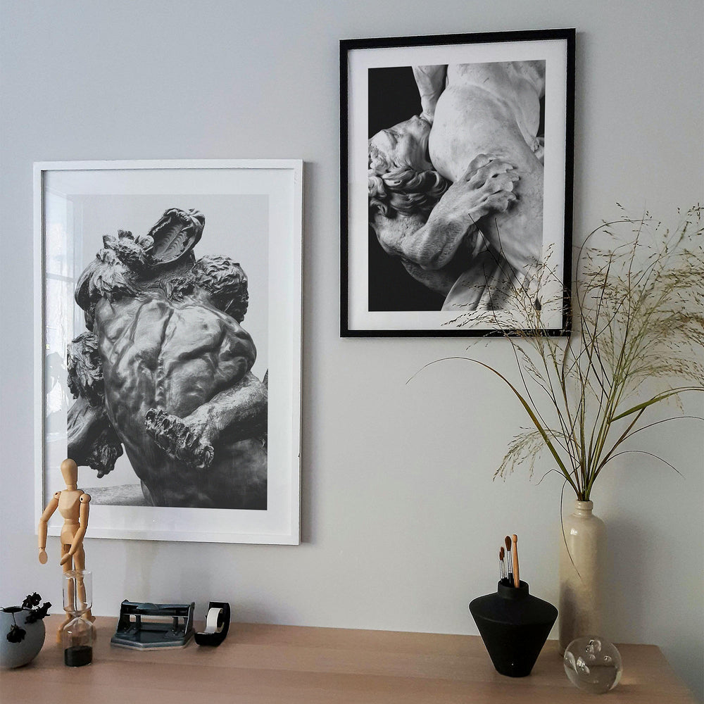 Hercules and the Lion - Modern Mythos Art