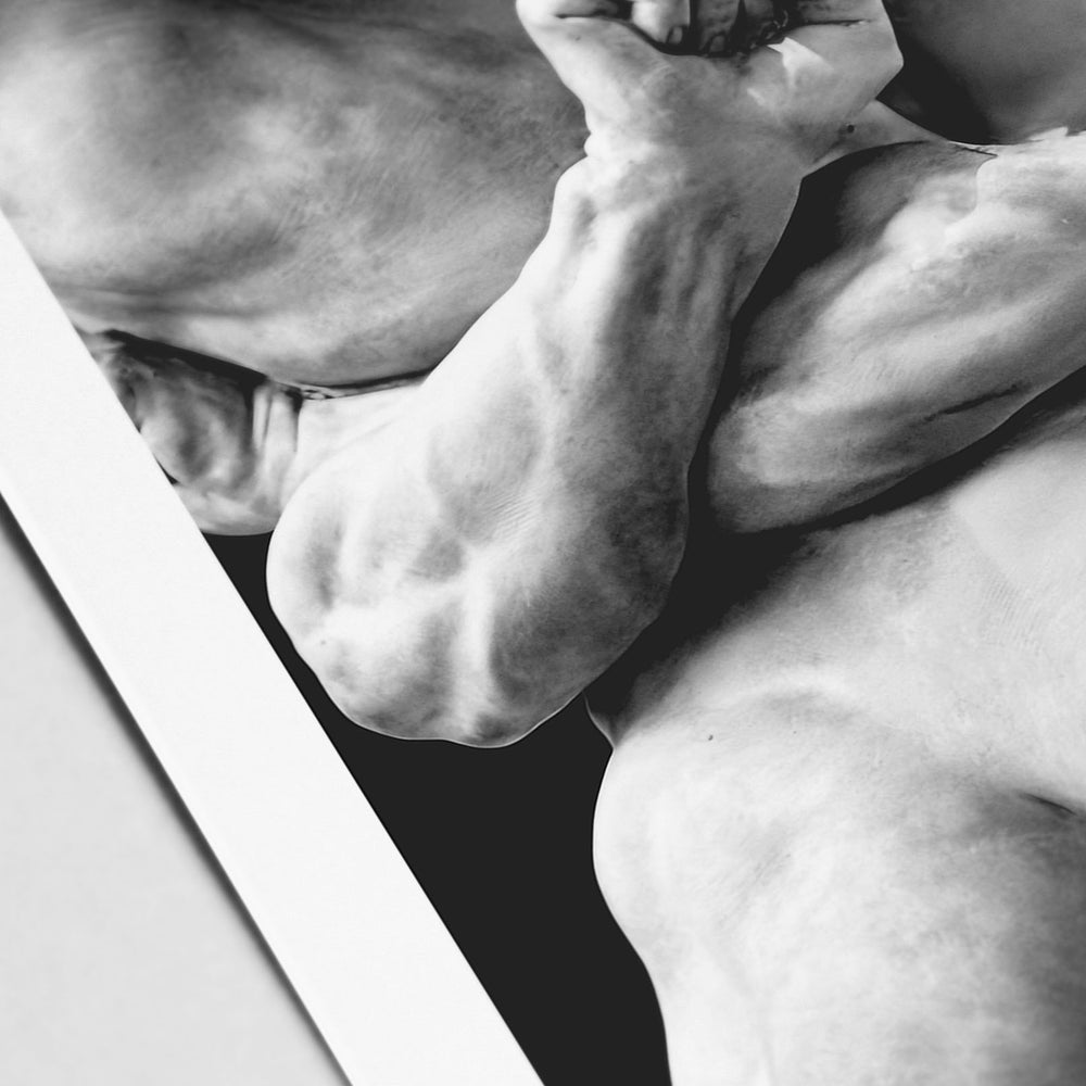 Heracles and Antaeus - Modern Mythos Art