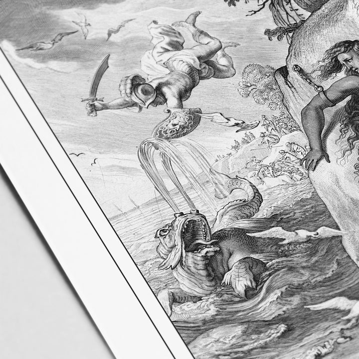 Perseus Rescuing Andromeda - Modern Mythos Art