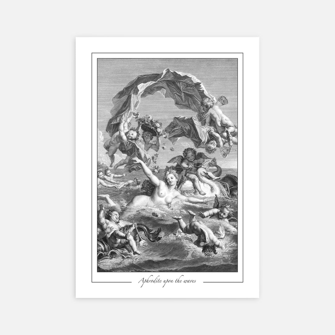 Aphrodite Upon the Waves - Modern Mythos Art