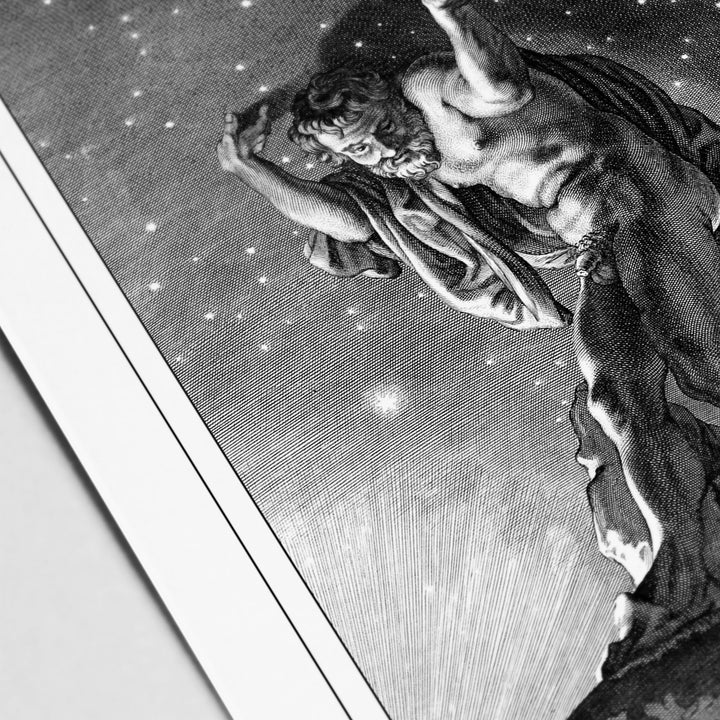 Atlas Holding up the Sky - Modern Mythos Art