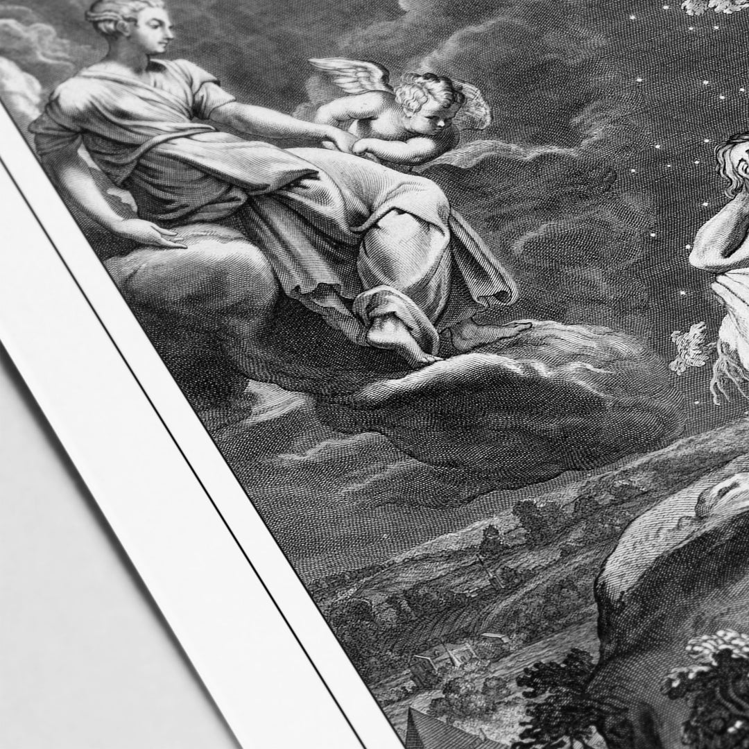 Selene and Endymion - Modern Mythos Art