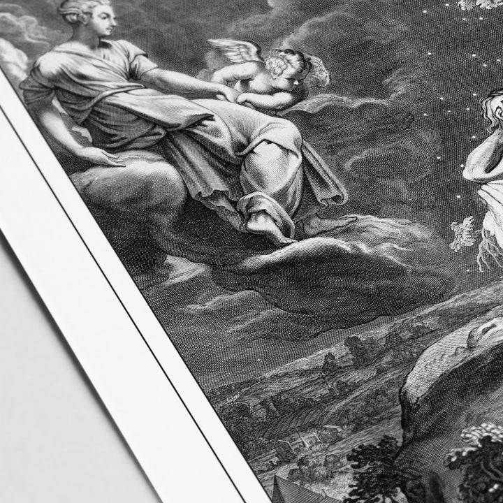 Selene and Endymion - Modern Mythos Art