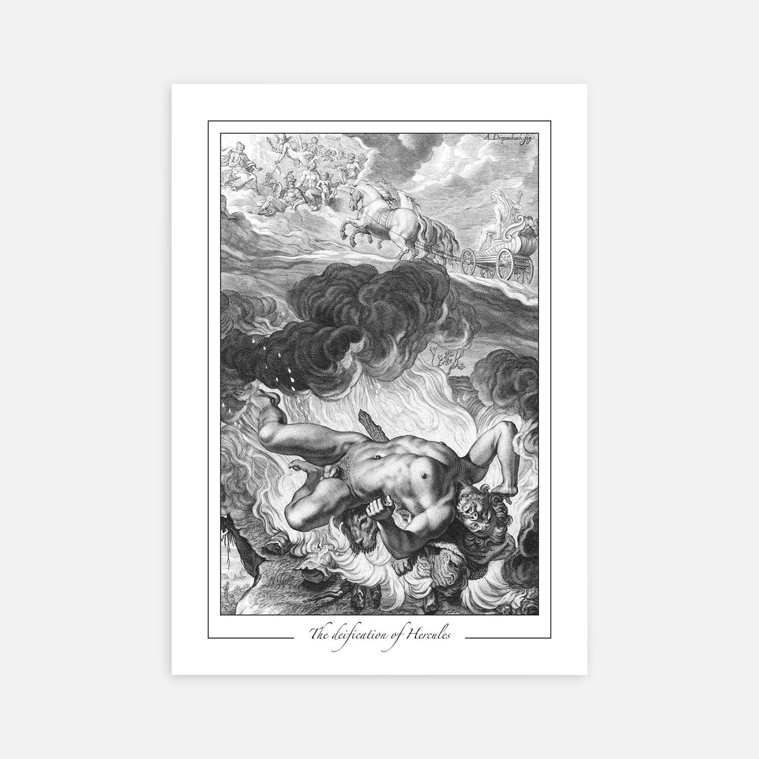 Deification of Hercules - Modern Mythos Art