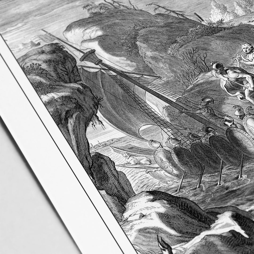 Jason Sailing the Symplegades - Modern Mythos Art