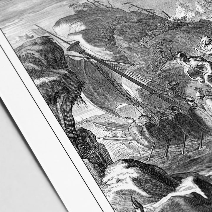 Jason Sailing the Symplegades - Modern Mythos Art