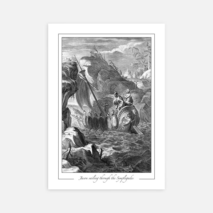 Jason Sailing the Symplegades - Modern Mythos Art