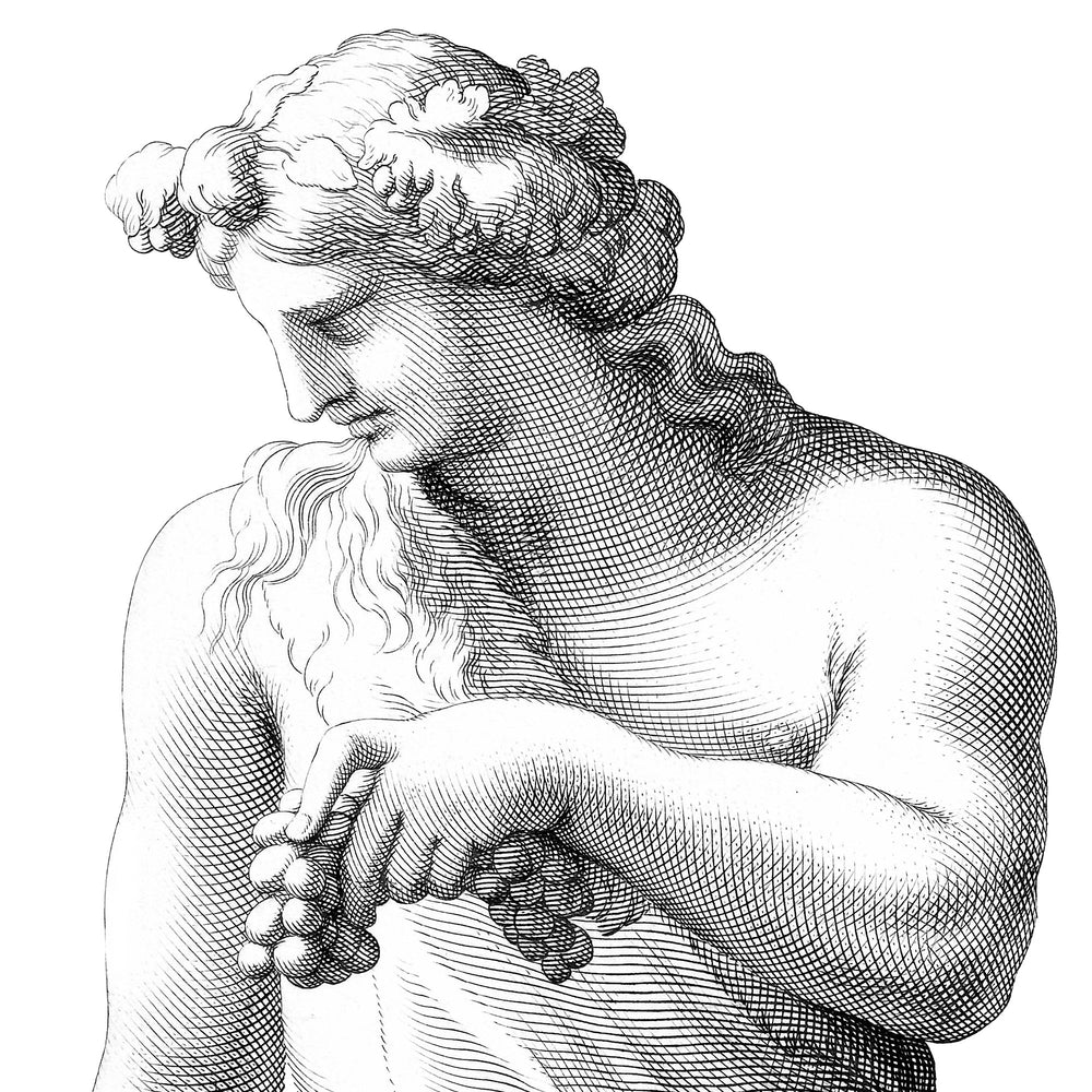 Bacchus - Bloemaert - Modern Mythos Art