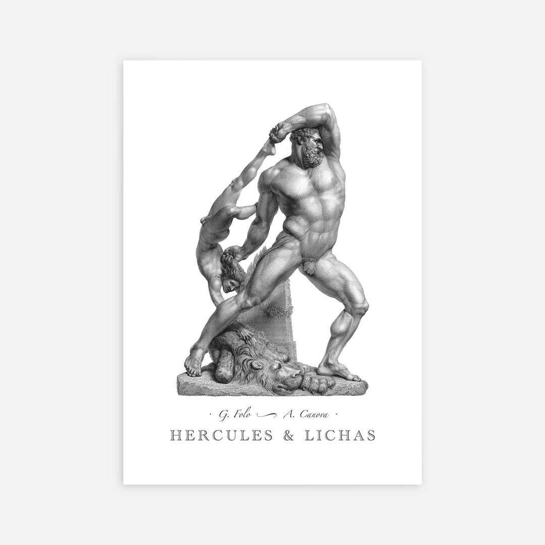 Hercules and Lichas - Folo - Modern Mythos Art