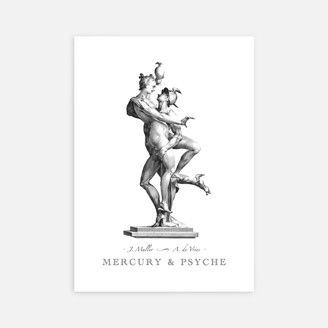 Mercury and Psyche - Muller - Modern Mythos Art