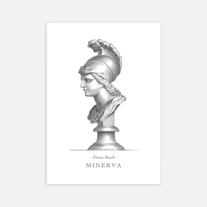 Bust of Minerva - Baudet - Modern Mythos Art