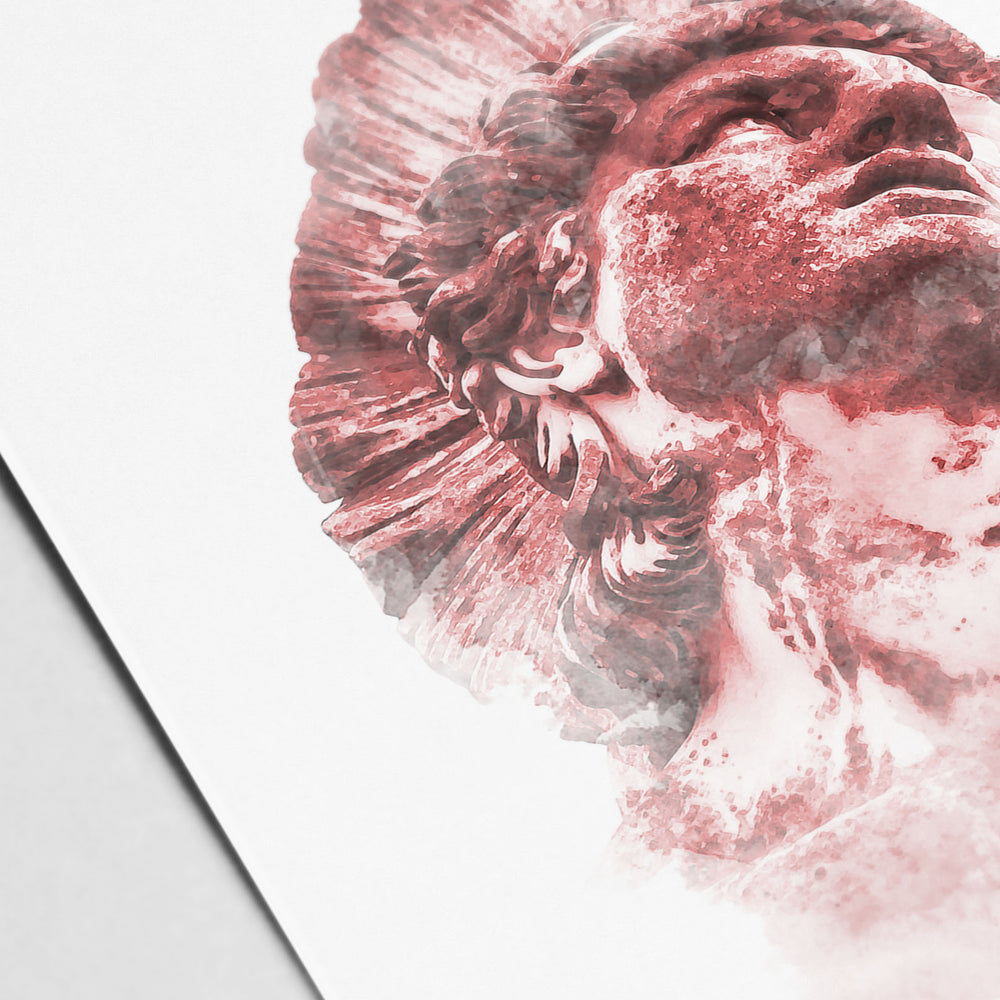 Achilles watercolour - Modern Mythos Art