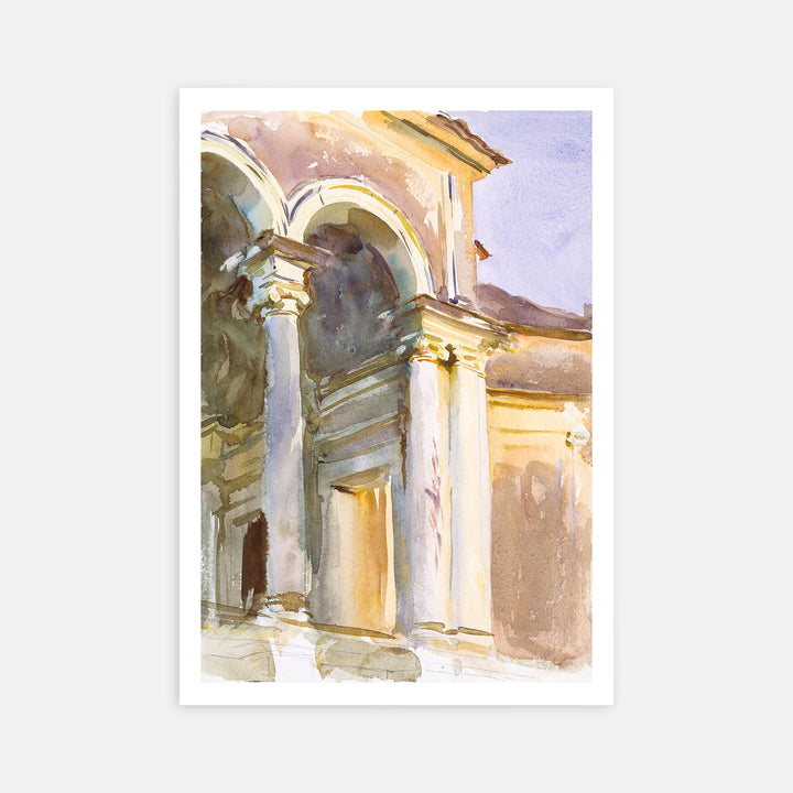 Villa Giulia watercolour - JS Sargent