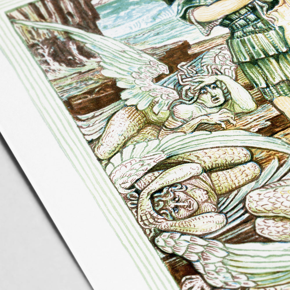 Perseus: Gorgons Lair - Walter Crane - Modern Mythos Art