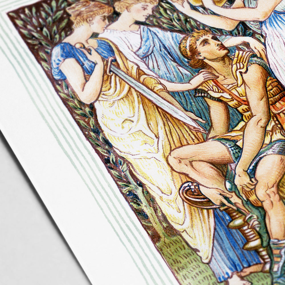 Perseus: Armed by Nymphs - Walter Crane - Modern Mythos Art