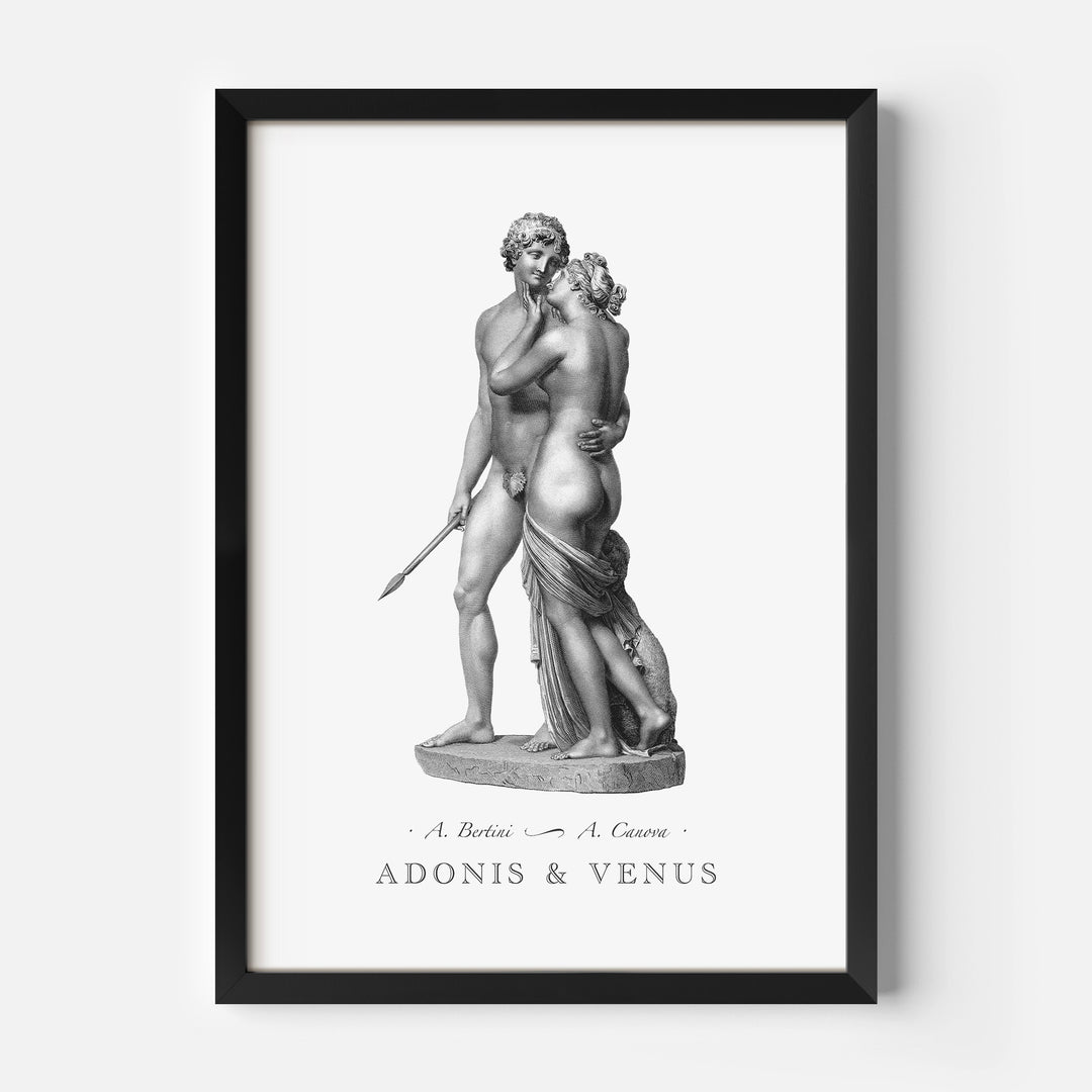 Adonis and Venus engraving