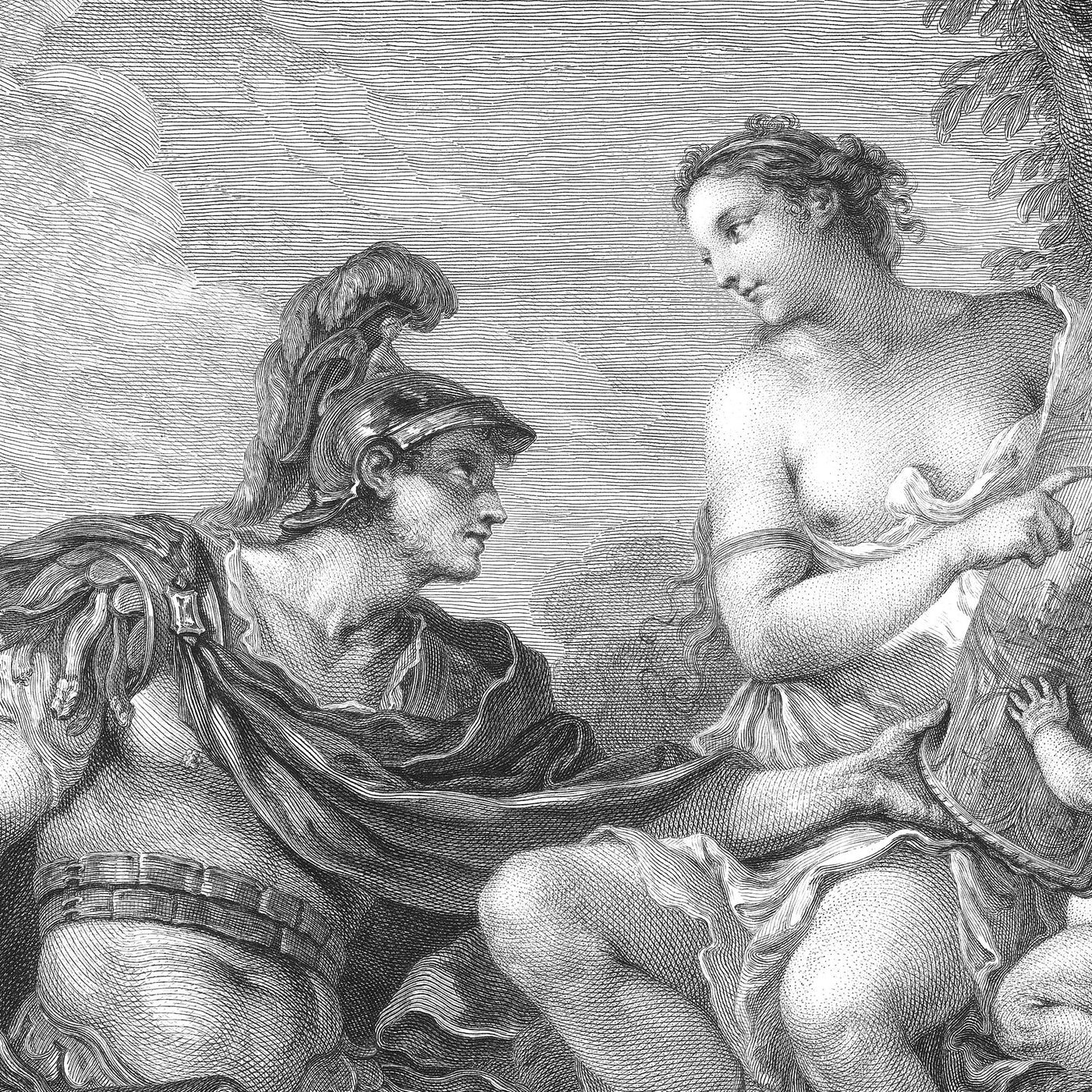 Aeneas and Aphrodite