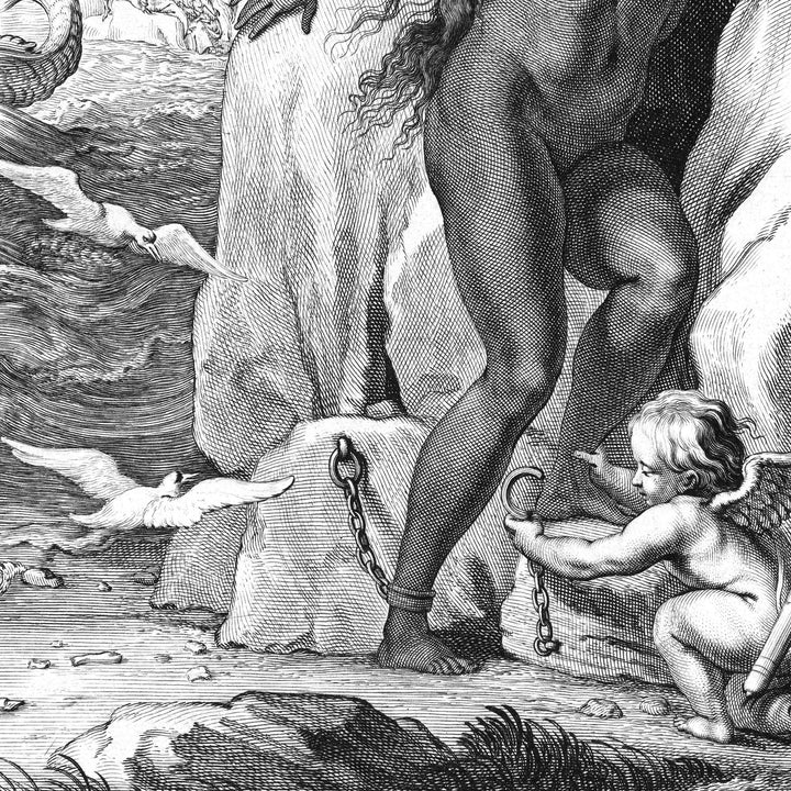 Perseus rescuing Andromeda