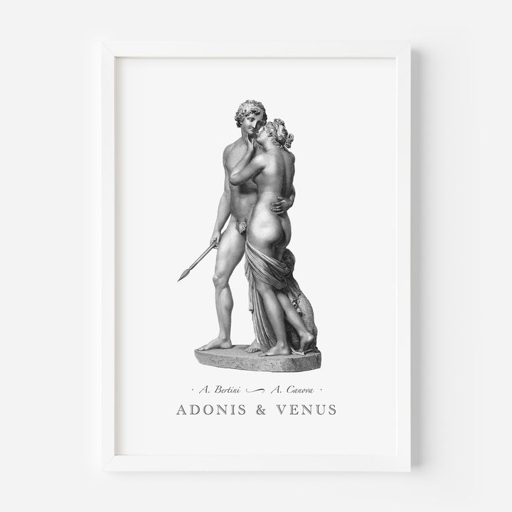 Adonis and Venus engraving