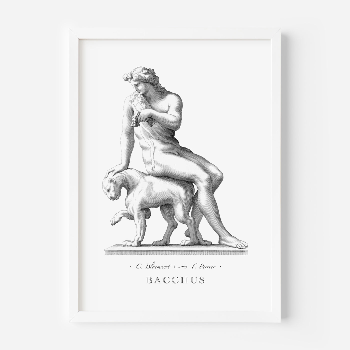 Bacchus engraving