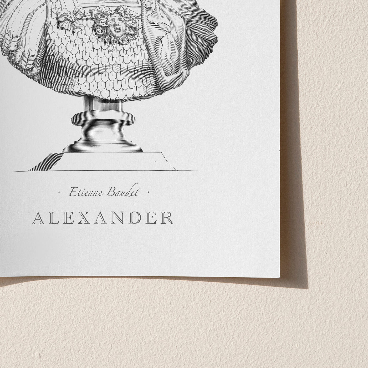 Alexander the Great engraving - modernmythosart