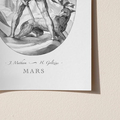 Mars engraving