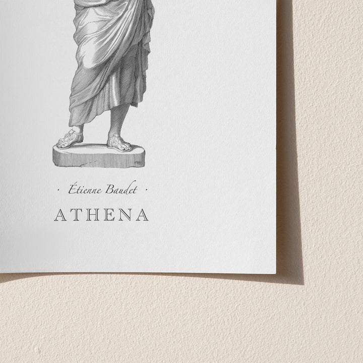 Athena engraving