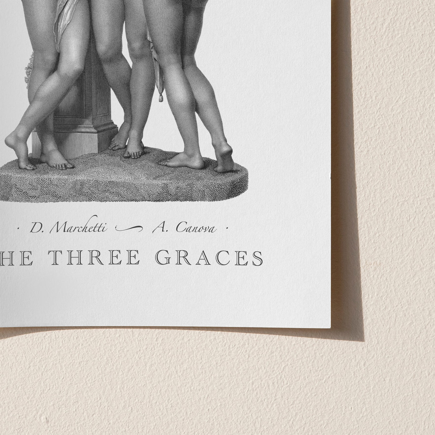 Three Graces engraving