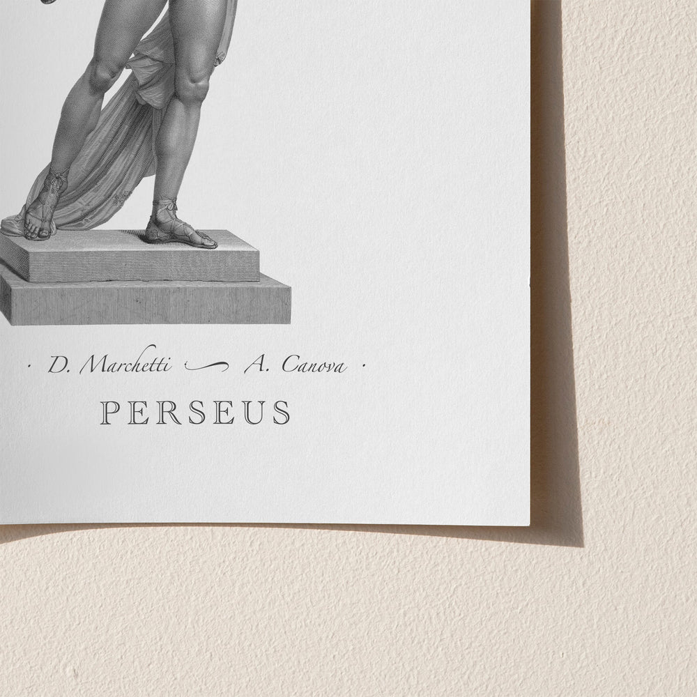 Perseus engraving - Modern Mythos Art